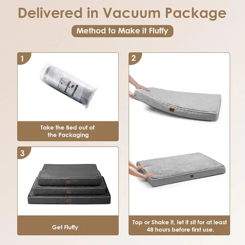Vista 5 de EHEYCIGA Alfombrilla lavable mediana para jaula de perro, impermeable, 30 x Gris oscuro