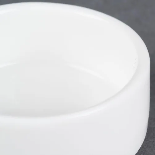Vista 7 de American Metalcraft Portavelas de porcelana (4 unidades), redondo, blanco, PSLT17
