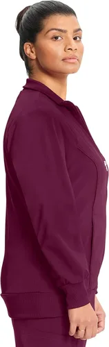 Vista 95 de Infinity by Cherokee 2391A - Chaquetas médicas con cremallera frontal para mujer, tela elástica en 4 direcciones