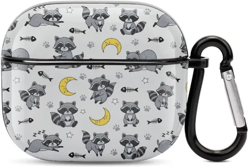 Vista 9 de Linda funda de mariquitas compatible con AirPods 3 con llavero Patrón 304.