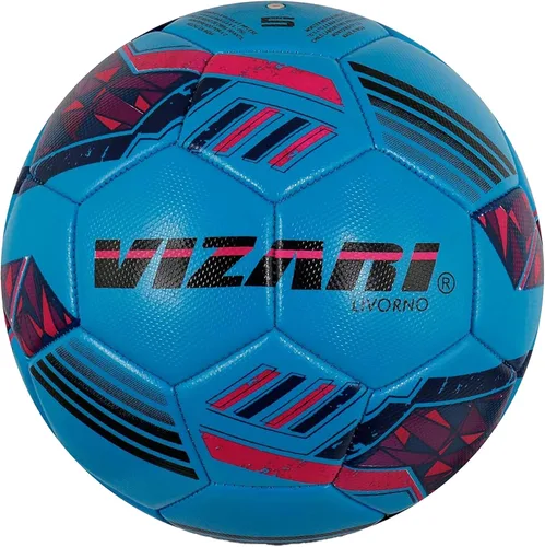 Vista 13 de Balón de fútbol Vizari con flores Azul