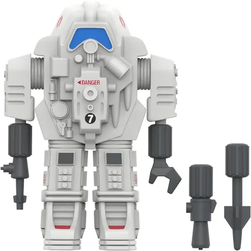 Vista 3 de Super7 Super Cyborg G.I. Joe Cobra S.N.A.K.E. Armor (Color Completo - Gris) - Figura de Acción G.I. Joe de 11" con Accesorios Coleccionables