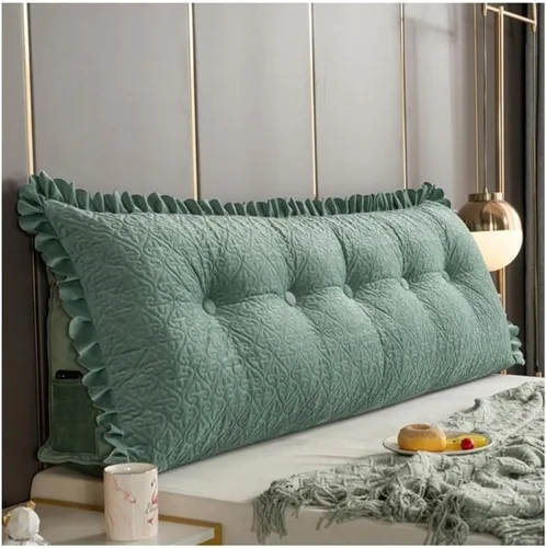 Vista 10 de Almohada de lectura triangular/almohada larga para cabecero, almohada de cama de lectura, respaldo triangular, cojín de apoyo de posicionamiento