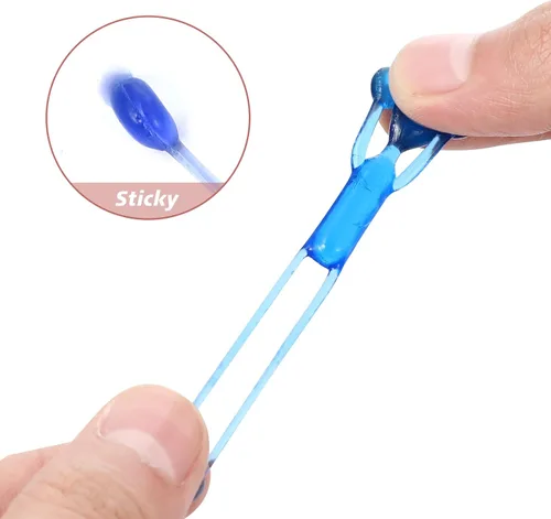 Vista 4 de NUOBESTY Juguete adhesivo para la pared, 30 unidades, elástico, flexible, para hombre, para aliviar el estrés y el alivio del estrés y el alivio