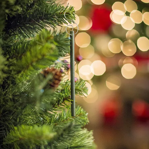 Vista 2 de Scentsicles Adornos de árbol blanco de invierno con aroma a abeto
