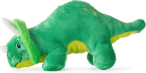 Vista 3 de The Petting Zoo ZOOLOGEE - Peluche de dinosaurio de bebé Triceratops de 11 pulgadas