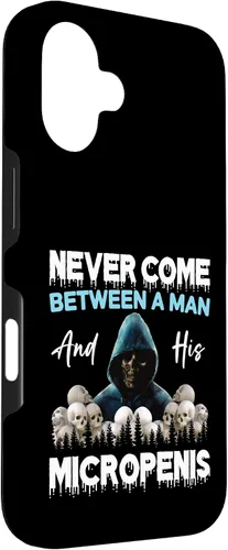 Vista 3 de Funda divertida para iPhone 16 Man and Micropenis Cringe Weird Stupid Meme