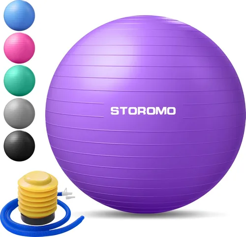 Vista 10 de Pelota de ejercicio de embarazo antiestallido, pelota de estabilidad de alta capacidad de peso para yoga, pilates y apoyo laboral, pelota de fitness