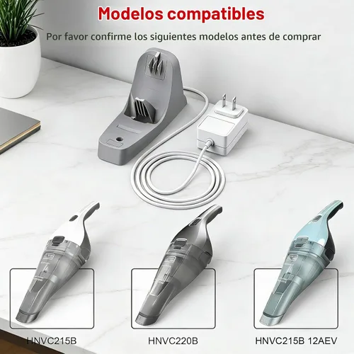 Vista 2 de Base de carga de 8.2V compatible con Black and Decker HNVC215B12AEV Dusbuster