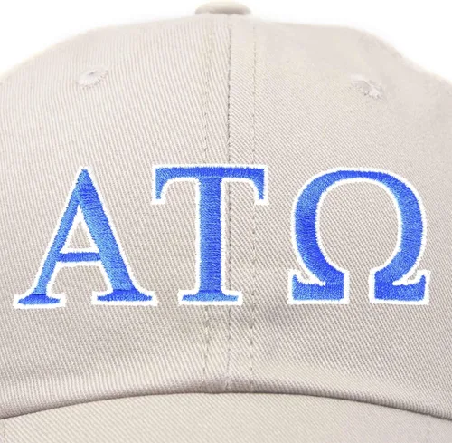 Vista 2 de DALIX Alpha Tau Omega - Gorra con letras griegas bordadas