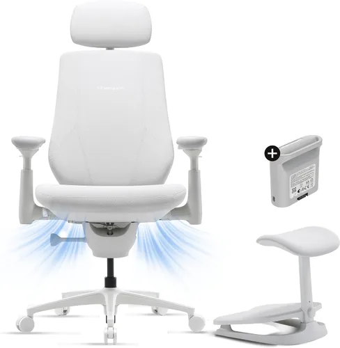 Vista 16 de LiberNovo Maxis Airflow - Silla de oficina ergonómica grande y alta