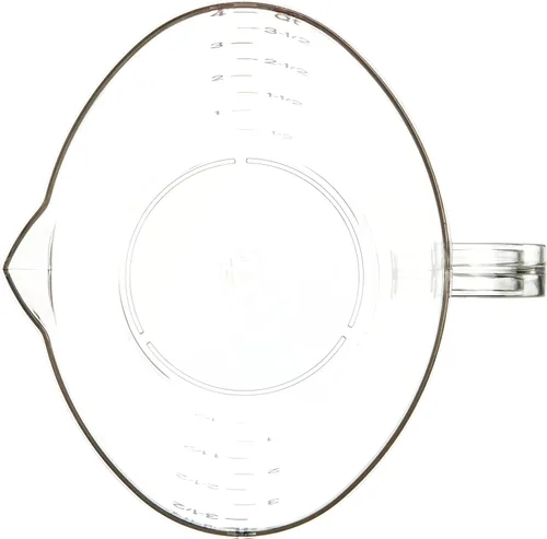 Vista 2 de Carlisle FoodService Products 4314507 Taza medidora de plástico comercial, 1 galón, transparente