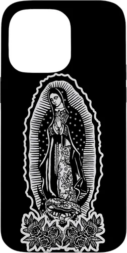 Vista 21 de Funda para iPhone 16 Nuestra Señora Virgen De Guadalupe Virgen María Tattoo Hombres Mujeres
