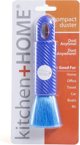 Vista 5 de Kitchen + Home - Plumero estático compacto – Plumero de viaje de 6.5 pulgadas con funda de transporte – El plumero electrostático atrae el polvo