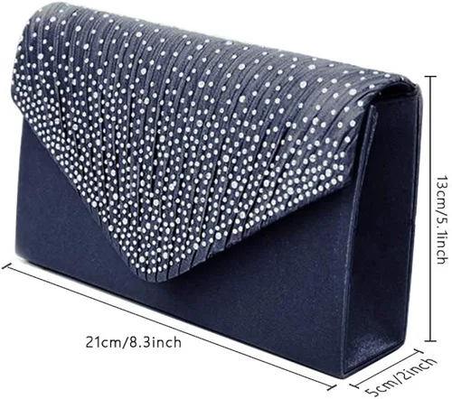 Vista 2 de Groupcow Nuevos bolsos de noche para mujer, bolso de boda