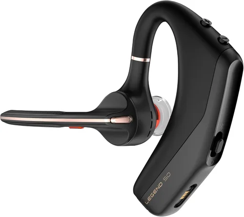 Vista 10 de Poly Voyager Legend 30 - Auriculares Bluetooth con micrófono - Boom discreto y 4 micrófonos con cancelación de ruido - Tecnología WindSmart