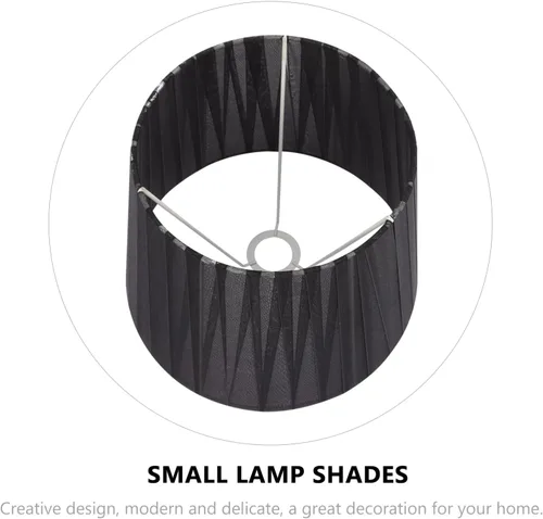 Vista 6 de OSALADI Pantalla de lámpara de tela simple con clip para lámpara de mesa y luz de pie