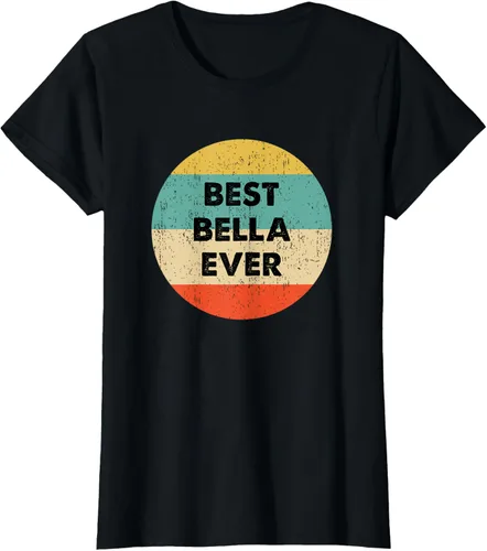 Vista 48 de Bella Name - Camiseta, Negro, S