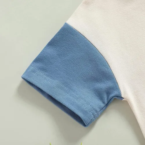 Vista 6 de Twopumpkin Mameluco de burbujas para bebé niño, sudadera con cuello redondo, camisa de manga larga de gran tamaño, ropa de otoño e invierno