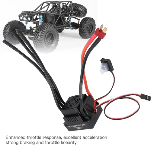 Vista 8 de Fydun 120A RC Bl Waterproof Electronic Speed Controller ESC for 18 110 RC Car Model Ornntss