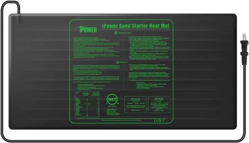 Vista 10 de iPower Alfombrilla térmica duradera e impermeable para plántulas, almohadilla hidropónica cálida para un inicio eficiente de semillas, uso