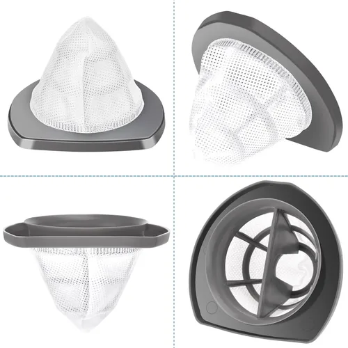 Vista 3 de Filtro de vacío para Bissell Featherweight Stick 20331 20333 20333 20334 20336 20339 2033M, 6 filtros de malla y 6 filtros de espuma, repuesto #