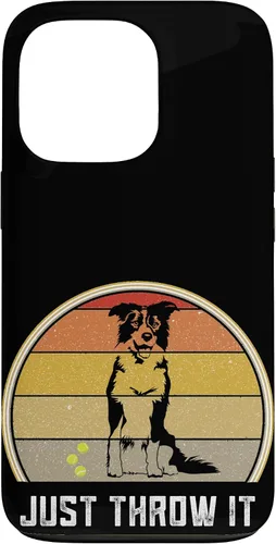 Vista 10 de iPhone 16 Just Throw It Border Collie Women Men Herding Dog Ball Fetch Case