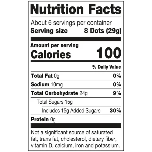 Vista 5 de DOTS - Gumdrops dulces surtidos con sabor a frutas, caja de teatro de 6.5 onzas, paquete de 4