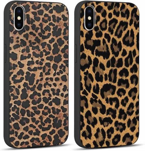 Vista 58 de Paquete de 2 fundas de teléfono con bonito estampado de guepardo para iPhone 7/8/SE 2020 / SE 2022 de 4.7 pulgadas, diseño de leopardo de lujo