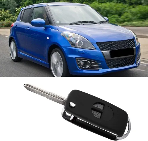 Vista 5 de Aramox Funda para llavero con control remoto de 2 botones para Swift Grand Vitara Alto