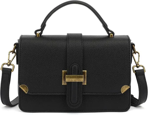 Vista 15 de LL LOPPOP Bolsos de hombro con asa superior para mujer, elegantes y pequeños, de cuero, estilo cartera