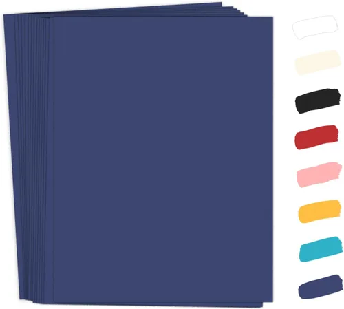 Vista 13 de 50 paquetes de cartulina negra 8.5 x 11, Goefun papel de impresora de cartulina de 65 lb para Halloween, álbumes de recortes, manualidades