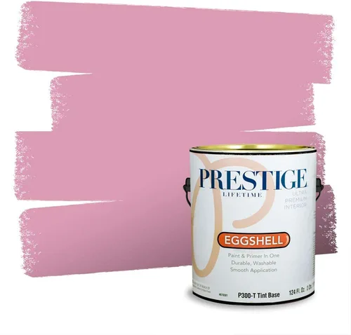 Vista 351 de Prestige Paints Pintura exterior e imprimación en uno, 1 galón, plano, coincidencia comparable de Valspar* Amber Rose*