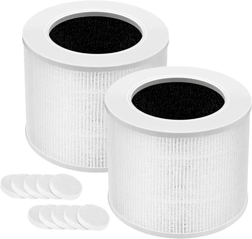 Vista 10 de Paquete de 4 filtros de repuesto Core Mini para purificadores de aire Paquete de 4 filtros básicos