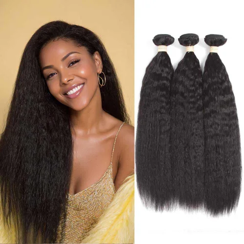 Vista 18 de ALLRUN Paquetes de cabello humano rizado birmano, 3 piezas de 14, 16, 18 pulgadas, paquetes de cabello humano rizado crudo con extremos en espiral