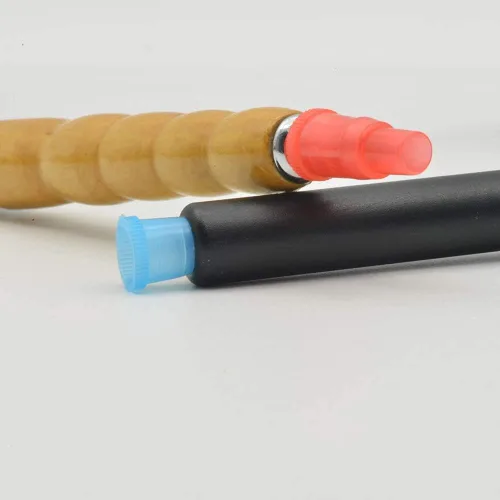 Vista 3 de 100 puntas desechables para cachimba, puntas de boca de shisha de plástico multicolor de grado alimenticio, boquillas de cachimba envueltas