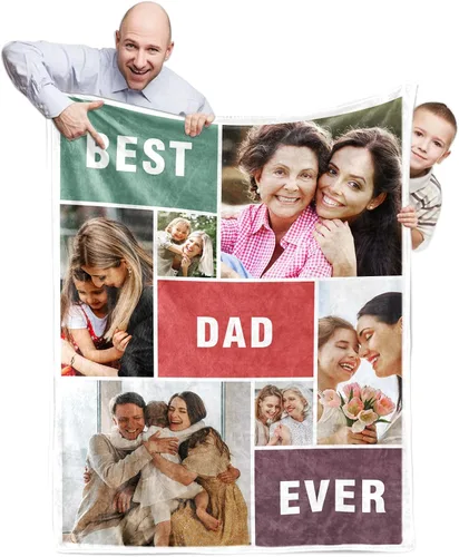 Vista 8 de Novgarden Manta personalizada con foto/texto, manta de franela personalizada con imagen, regalos divertidos para mamá de hijas, regalos de amistad