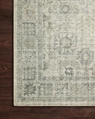 Vista 6 de Loloi II Colección Skye SKY-14 - Alfombra de pasillo, 2'-6" x 12'-0", natural/salvia