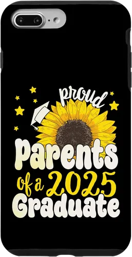 Vista 12 de iPhone 16 Parents of a 2025 Graduate 25 Senior Graduation Sunflower Case