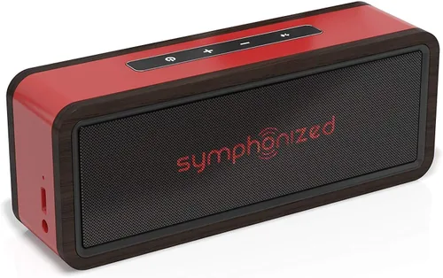 Vista 9 de Symphonized Altavoces Bluetooth portátiles: pequeño altavoz Bluetooth para exteriores para patio y hogar, altavoces Bluetooth ruidosos para puerta