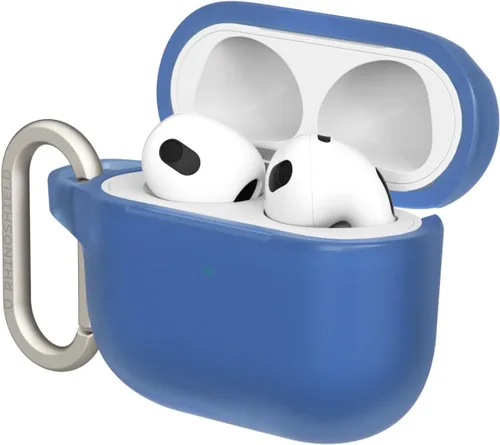 Vista 9 de RHINOSHIELD Funda para AirPods con mosquetón compatible con Apple [AirPods 3], protección contra caídas de grado militar, resistente a los arañazos