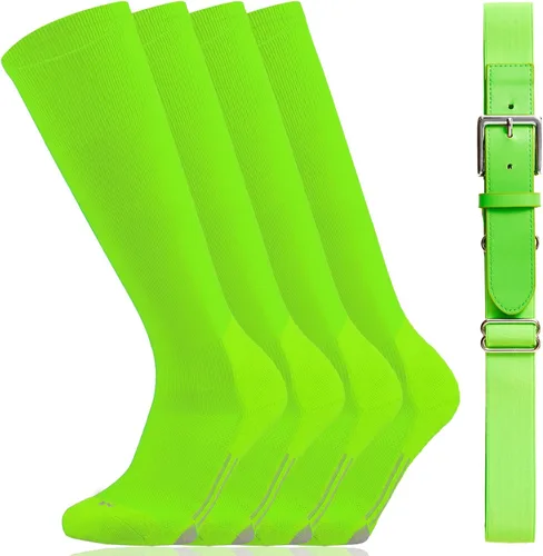 Vista 16 de Youper Conjunto combinado de cinturón y calcetines de béisbol/sóftbol juvenil (2 pares de calcetines y 1 cinturón)