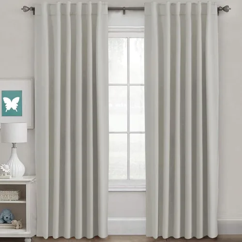 Vista 30 de H.VERSAILTEX Cortinas Opacas con Aislamiento Térmico, Paneles de Tratamiento de Ventanas que Oscurecen la Habitación, Cortinas Opacas para Sala