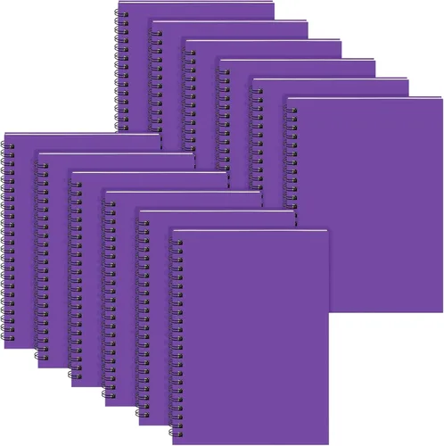 Vista 13 de Yahenda Cuaderno de Espiral al Por Mayor A5 Diario Rayado 8.3'' x 5.5'' Papel de Composición para Escritura Bloc de Notas Pequeño Cuaderno