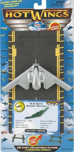 Vista 4 de B-2 Stealth Bomber (Plata) con pista conectable
