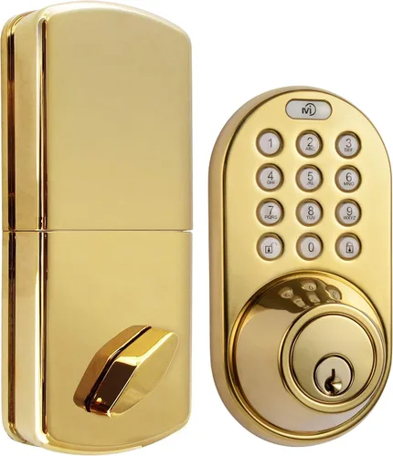 Vista 7 de MiLocks - Cerradura electrónica para puerta de entrada sin llave, DF-02OB Oil Rubbed Bronze