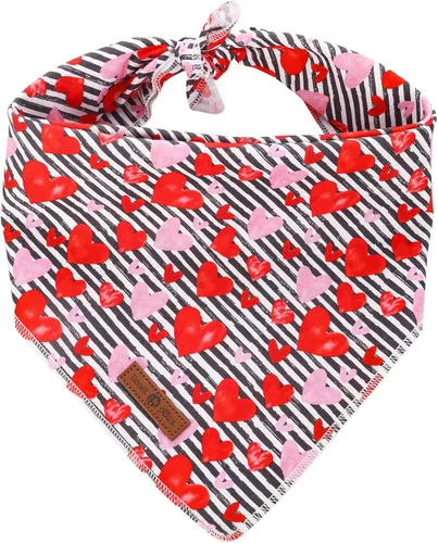 Vista 27 de Lionet Paws Bandana para Perro de Algodón Lavable Pañuelo Bufanda Bandana Triangular para Perros Pequeños Medianos y Grandes Cuadrícula Negra