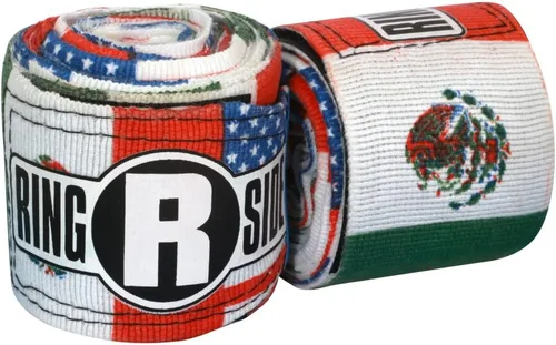 Vista 2 de Ringside Apex 180” Boxing Hand Wraps Pair - Durable, Elastic Training Wraps with Hook & Loop Closure, Multi-Color Options, Perfect for MMA, Muay