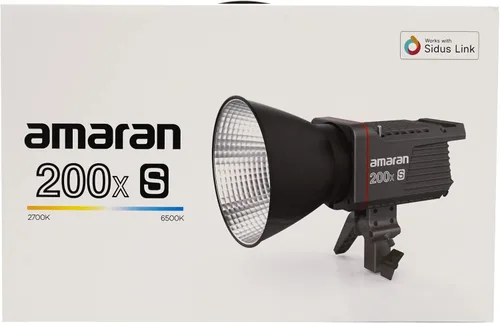 Vista 7 de Luz de video Amaran 200X S COB, luz de fotografía de 200W de salida con montaje Bowens, control de aplicación, 9 efectos de iluminación