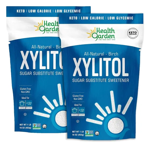 Vista 8 de Health Garden Birch Xylitol Sweetener - Xylitol Sugar Substitute - 2.5 lb